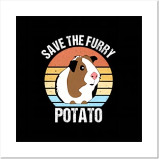 Save The Furry Potato Guinea Pig Posters and Art